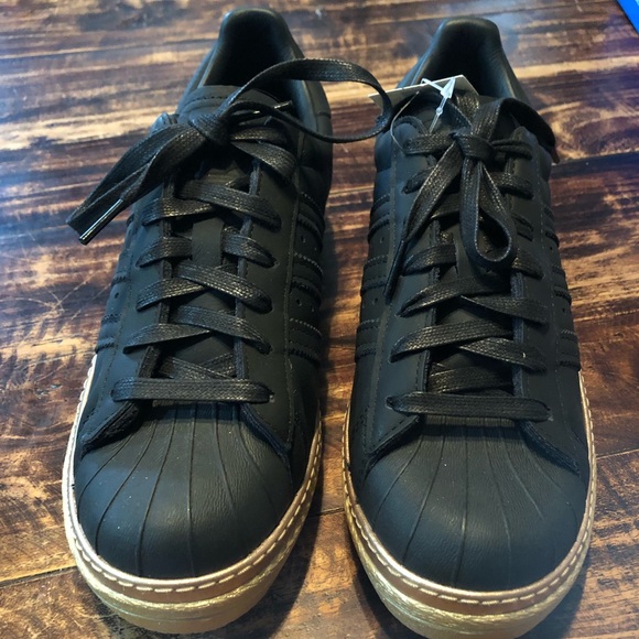 adidas Superstar 80s New Bold Shoes Black 7 - Womens Originals Shoes